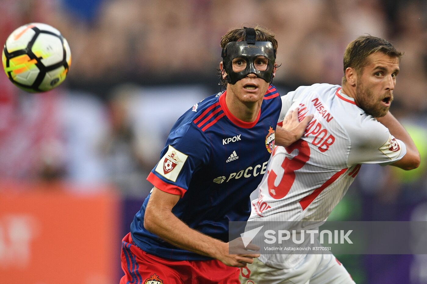 Football. Russian Premier League. CSKA vs. Spartak