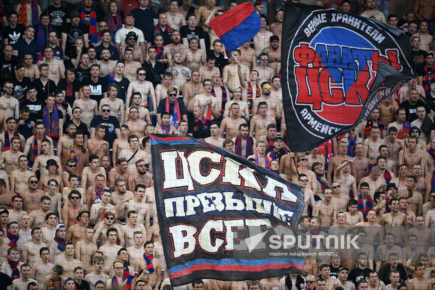 Football. Russian Premier League. CSKA vs. Spartak