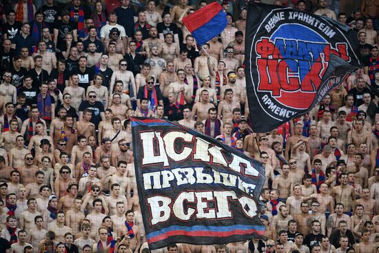 Football. Russian Premier League. CSKA vs. Spartak