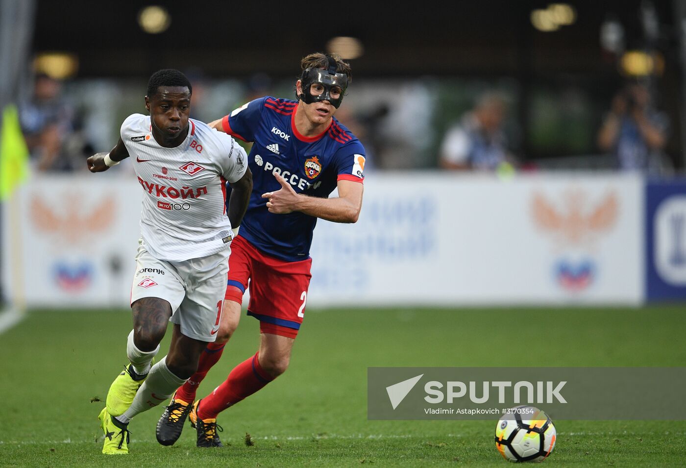 Football. Russian Premier League. CSKA vs. Spartak