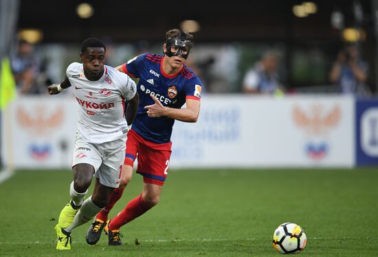 Football. Russian Premier League. CSKA vs. Spartak