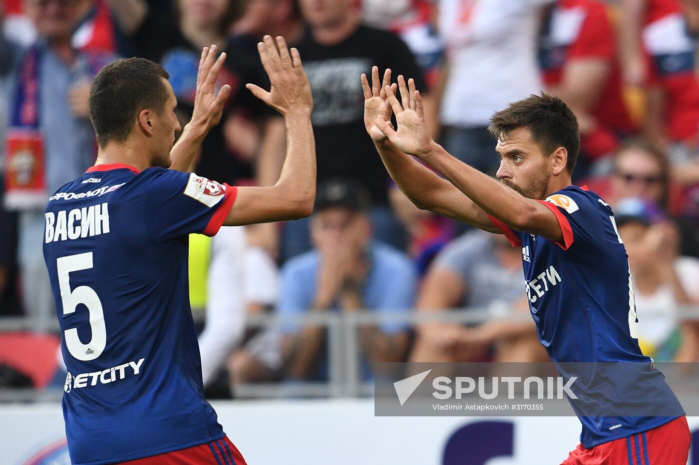 Football. Russian Premier League. CSKA vs. Spartak