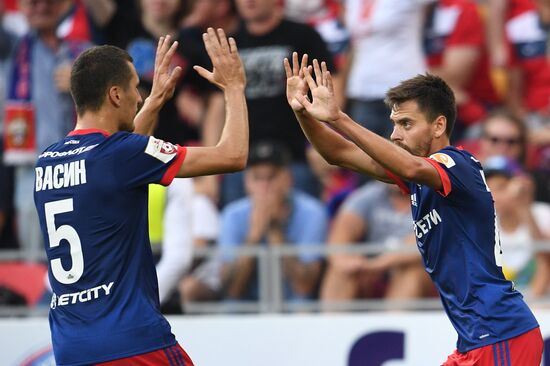 Football. Russian Premier League. CSKA vs. Spartak