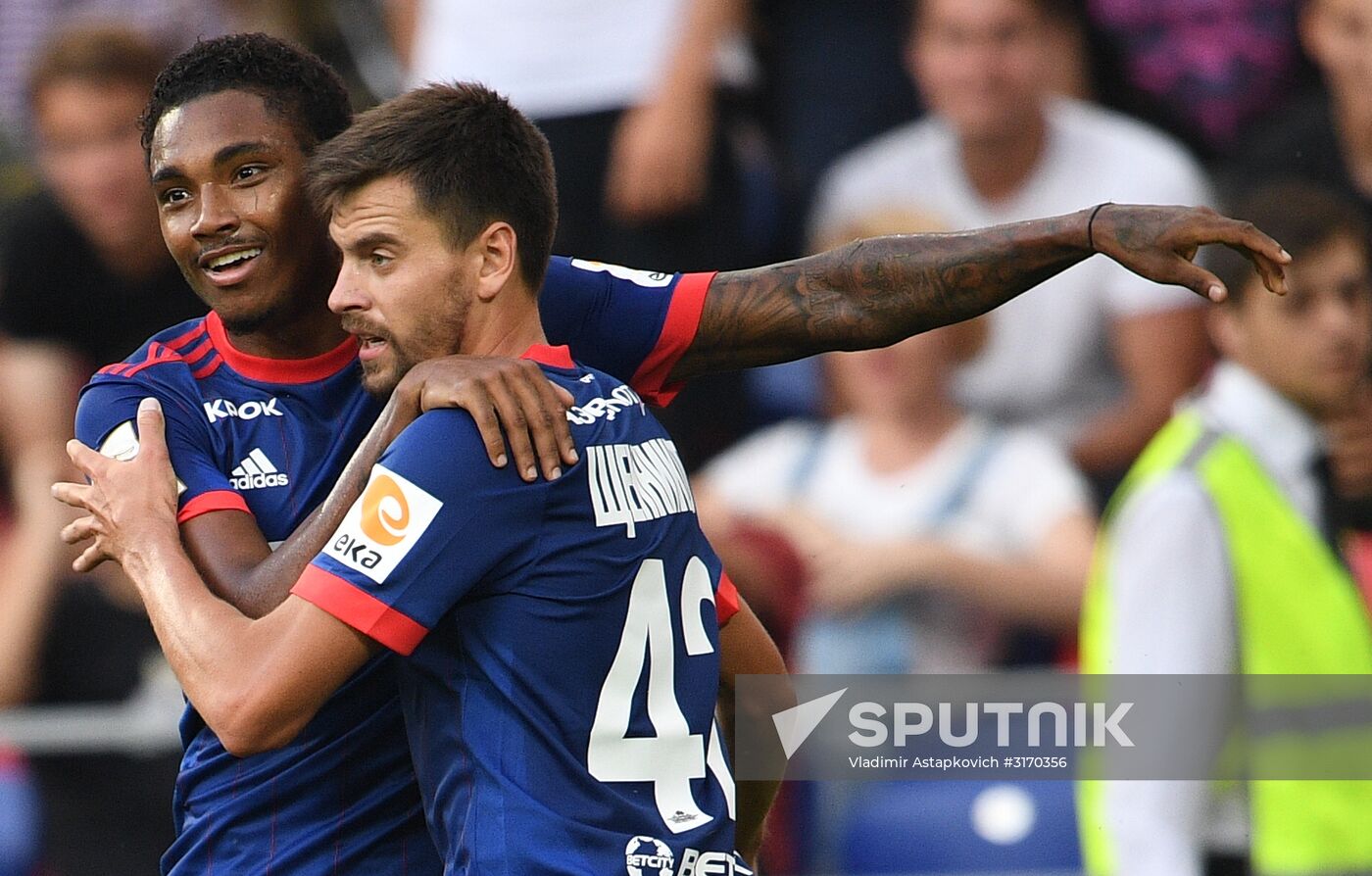 Football. Russian Premier League. CSKA vs. Spartak