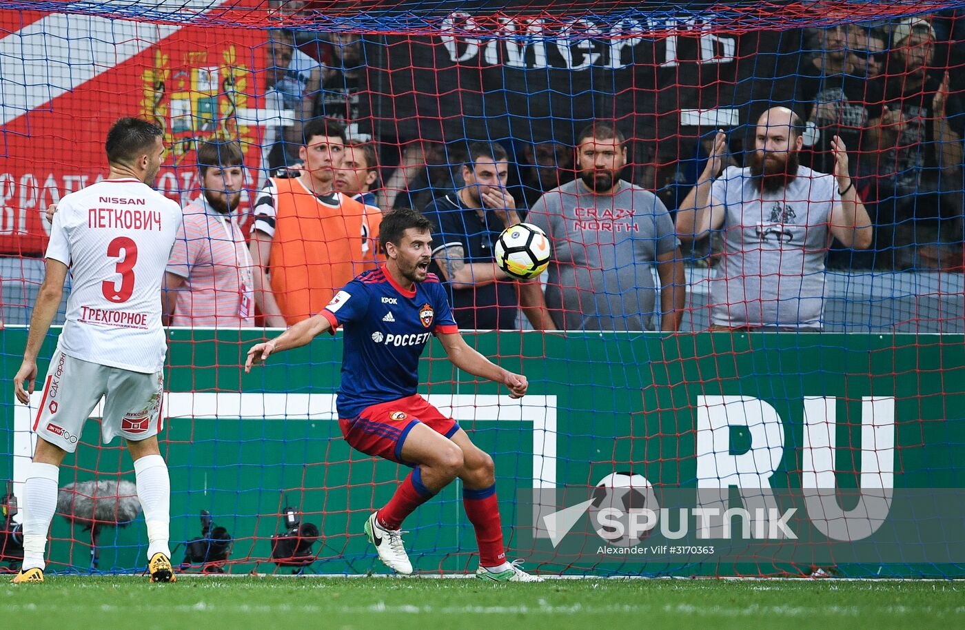 Football. Russian Premier League. CSKA vs. Spartak