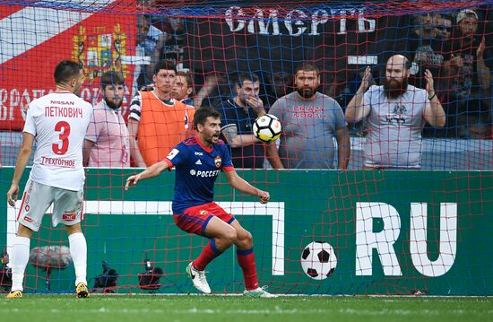 Football. Russian Premier League. CSKA vs. Spartak