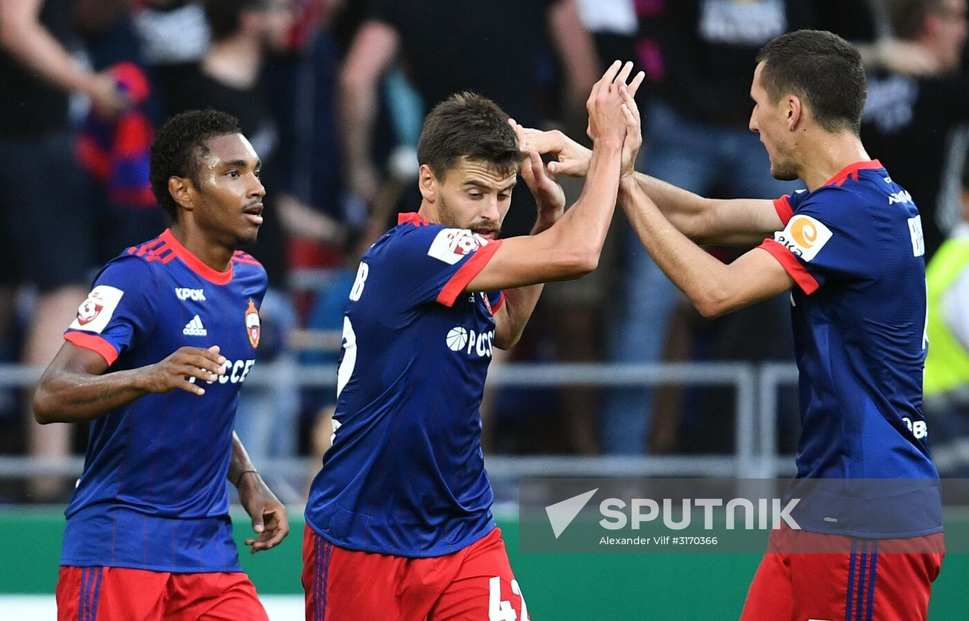 Football. Russian Premier League. CSKA vs. Spartak