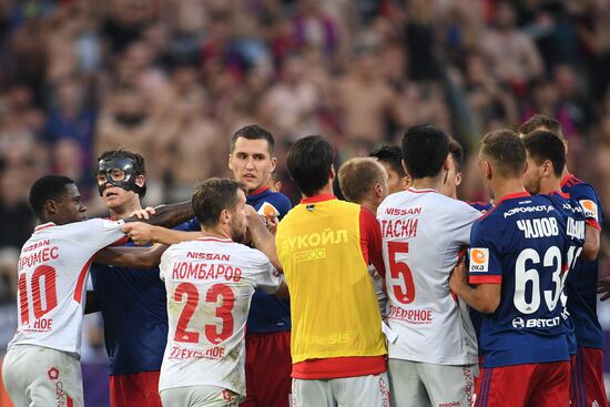Football. Russian Premier League. CSKA vs. Spartak