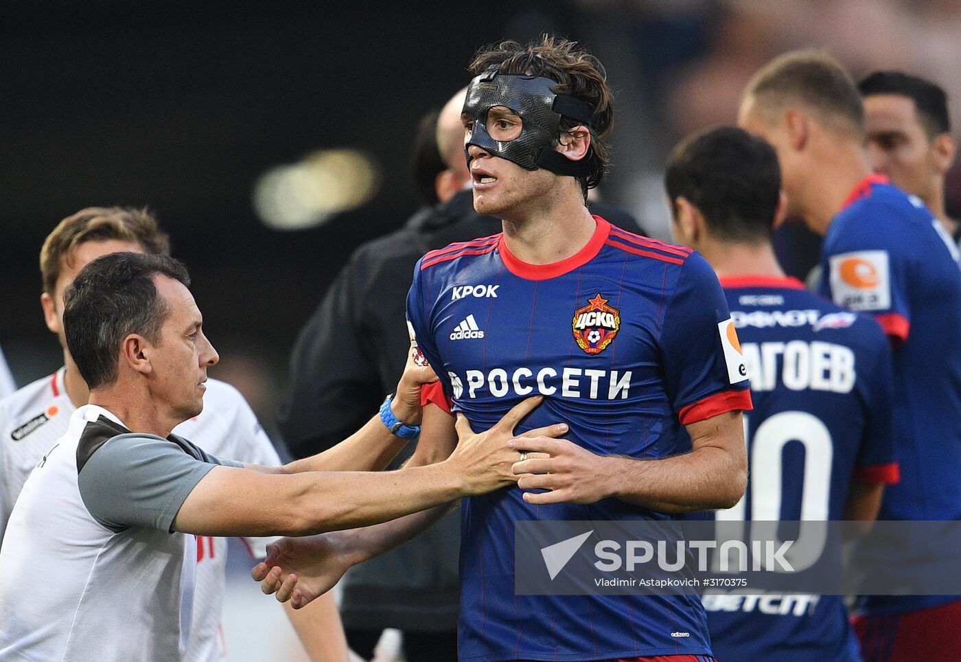 Football. Russian Premier League. CSKA vs. Spartak