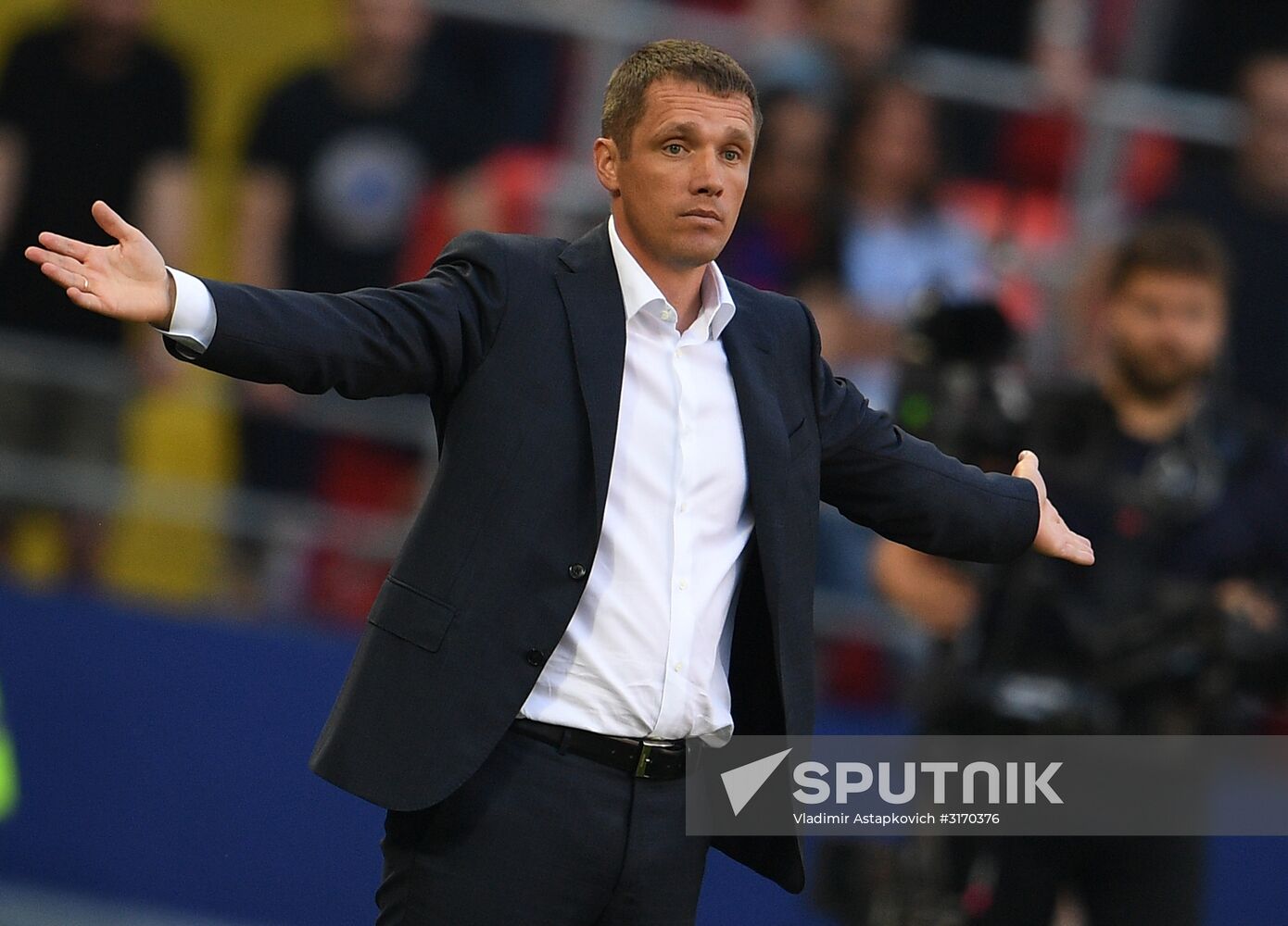 Football. Russian Premier League. CSKA vs. Spartak