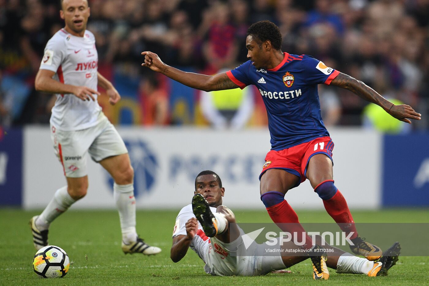 Football. Russian Premier League. CSKA vs. Spartak