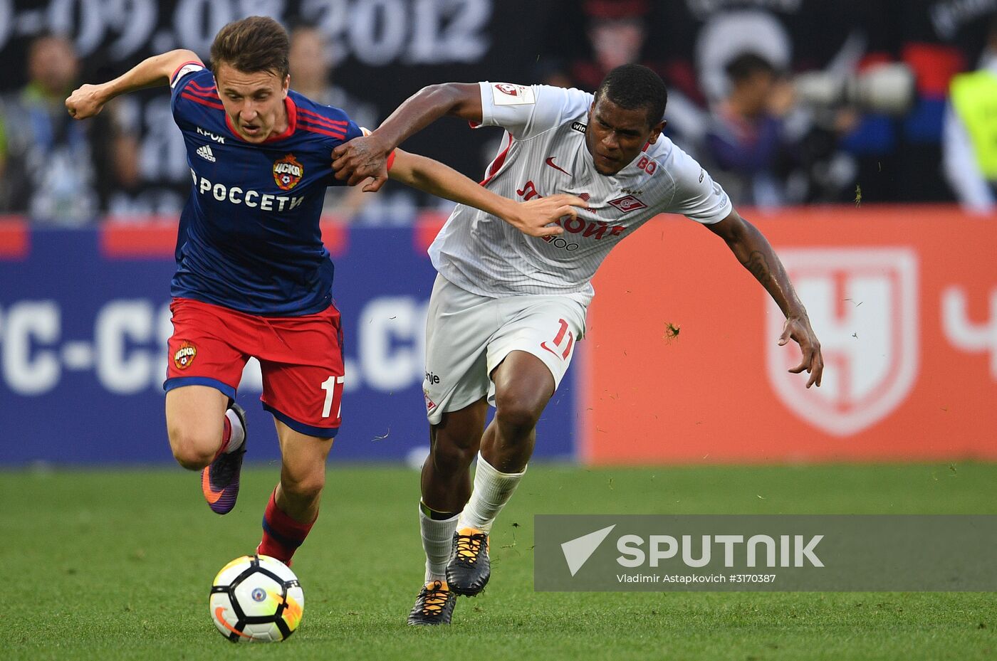 Football. Russian Premier League. CSKA vs. Spartak