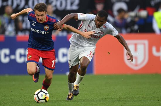 Football. Russian Premier League. CSKA vs. Spartak