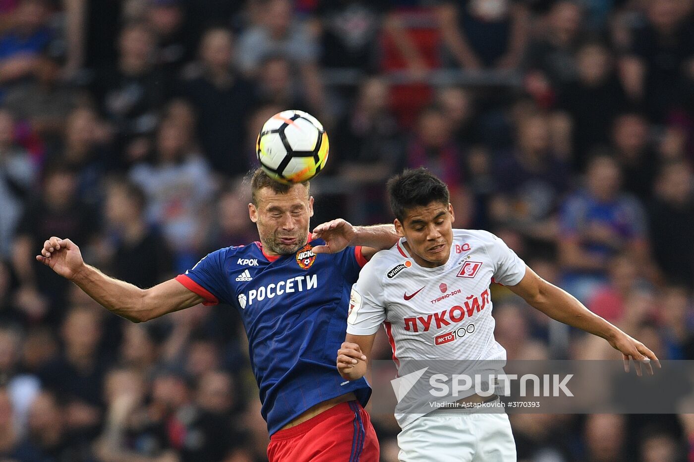 Football. Russian Premier League. CSKA vs. Spartak