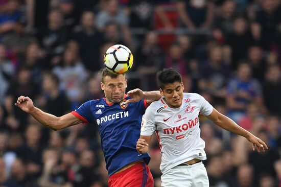 Football. Russian Premier League. CSKA vs. Spartak