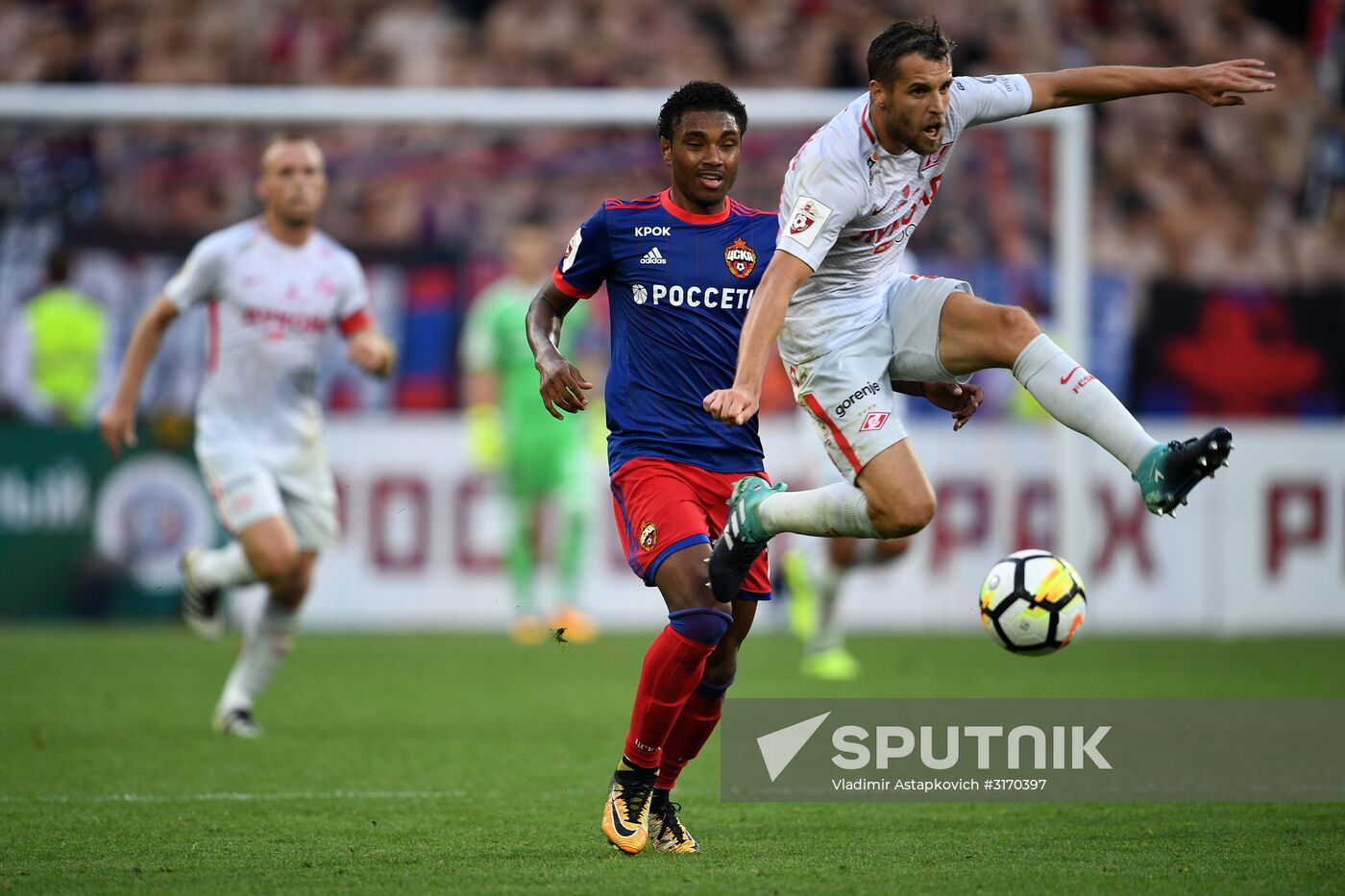 Football. Russian Premier League. CSKA vs. Spartak