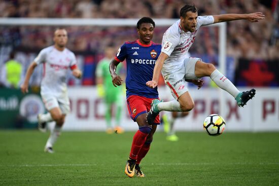 Football. Russian Premier League. CSKA vs. Spartak