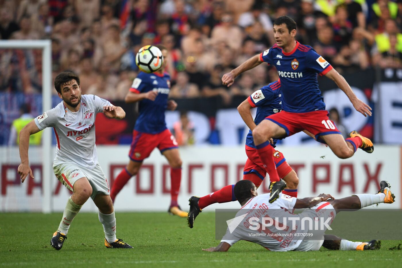 Football. Russian Premier League. CSKA vs. Spartak