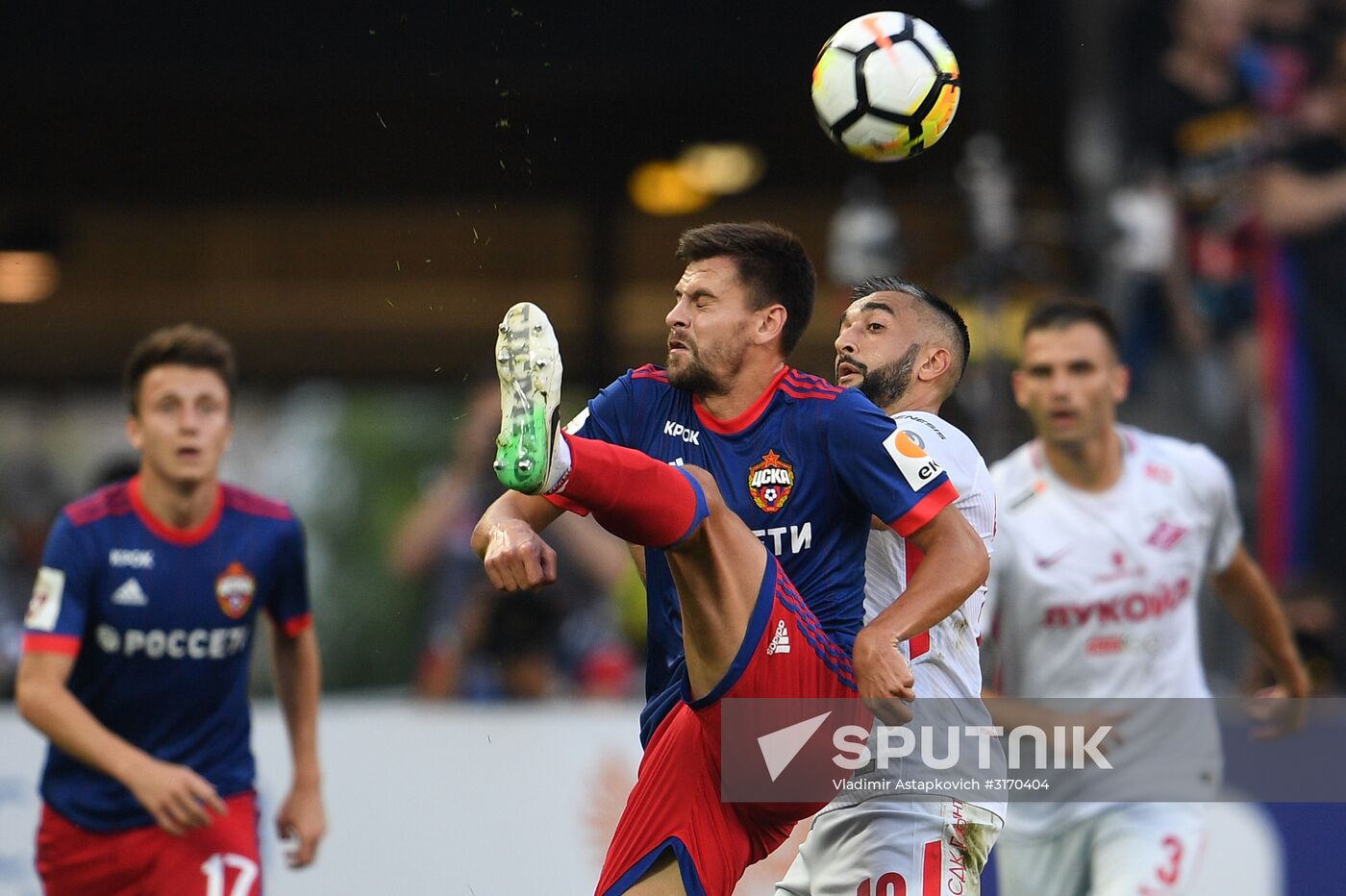 Football. Russian Premier League. CSKA vs. Spartak