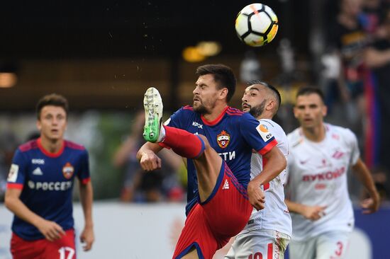 Football. Russian Premier League. CSKA vs. Spartak