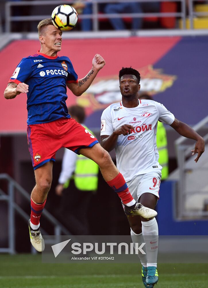 Football. Russian Premier League. CSKA vs. Spartak
