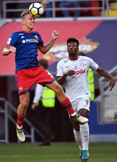 Football. Russian Premier League. CSKA vs. Spartak