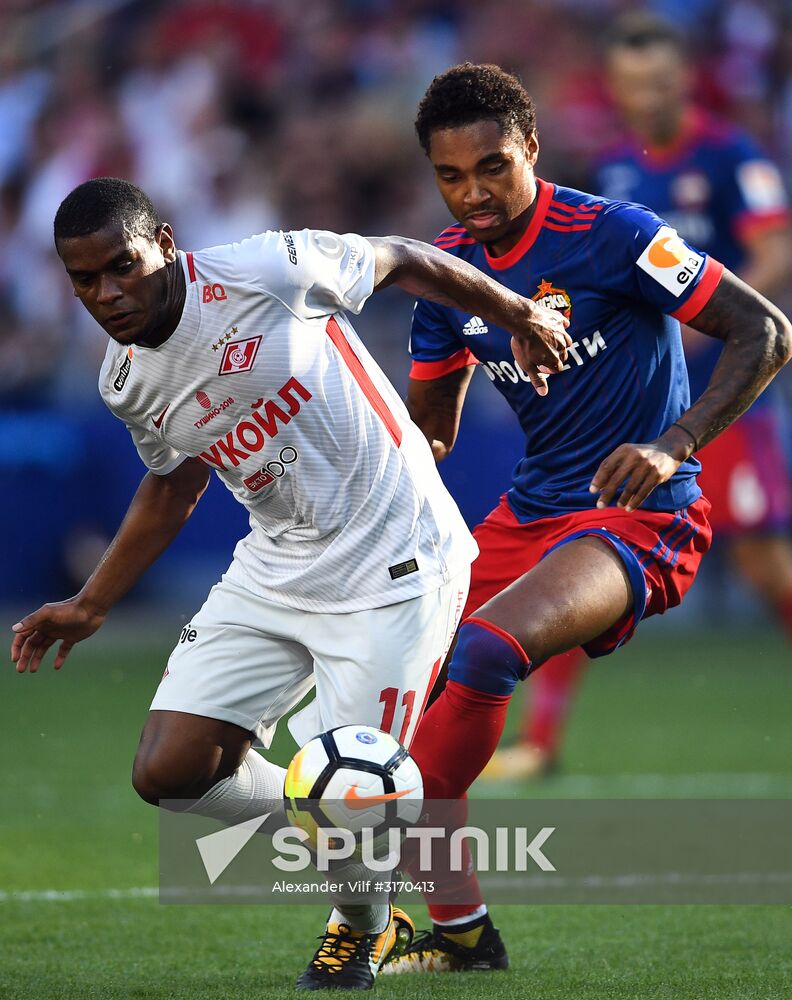 Football. Russian Premier League. CSKA vs. Spartak