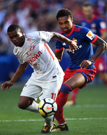 Football. Russian Premier League. CSKA vs. Spartak