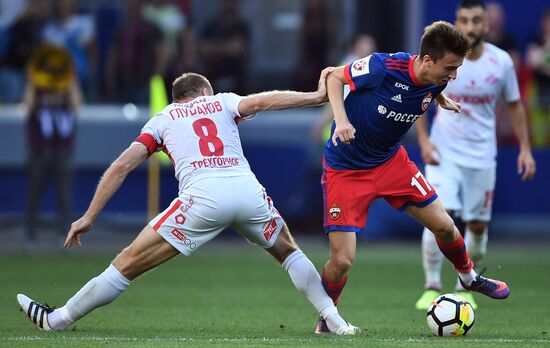 Football. Russian Premier League. CSKA vs. Spartak