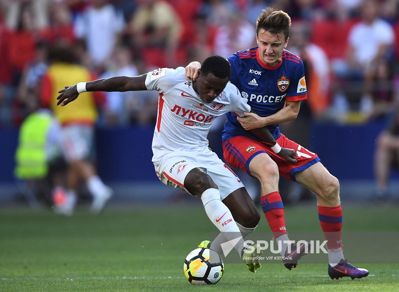 Football. Russian Premier League. CSKA vs. Spartak