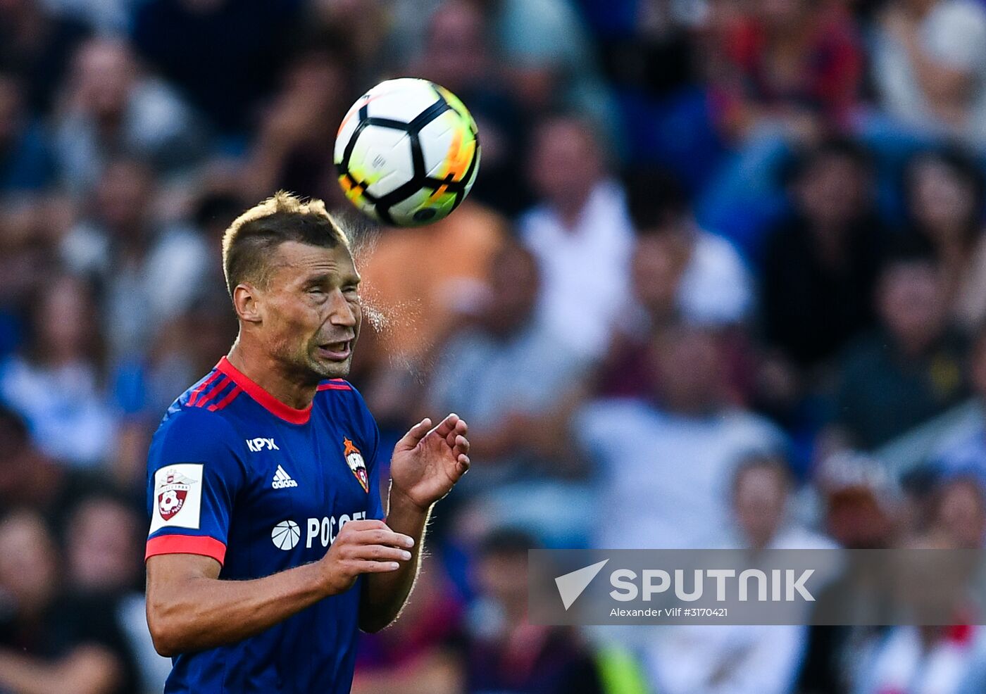 Football. Russian Premier League. CSKA vs. Spartak