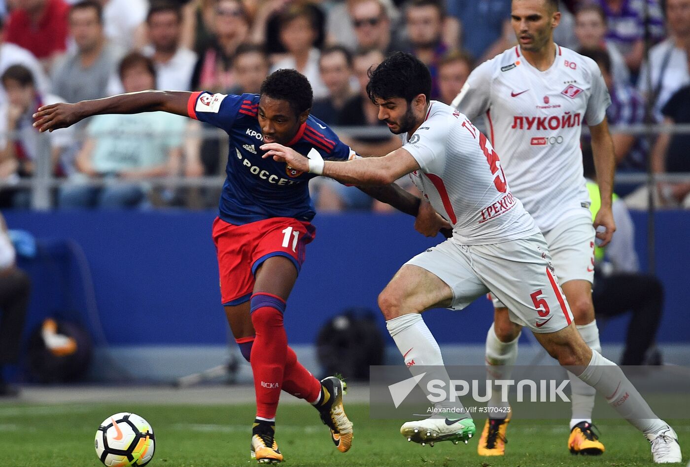 Football. Russian Premier League. CSKA vs. Spartak