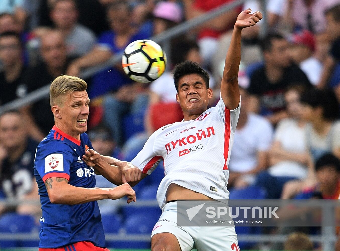 Football. Russian Premier League. CSKA vs. Spartak