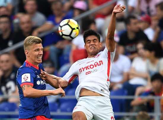 Football. Russian Premier League. CSKA vs. Spartak