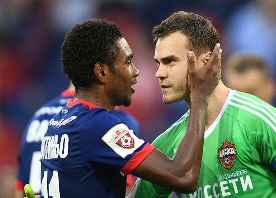 Football. Russian Premier League. CSKA vs. Spartak