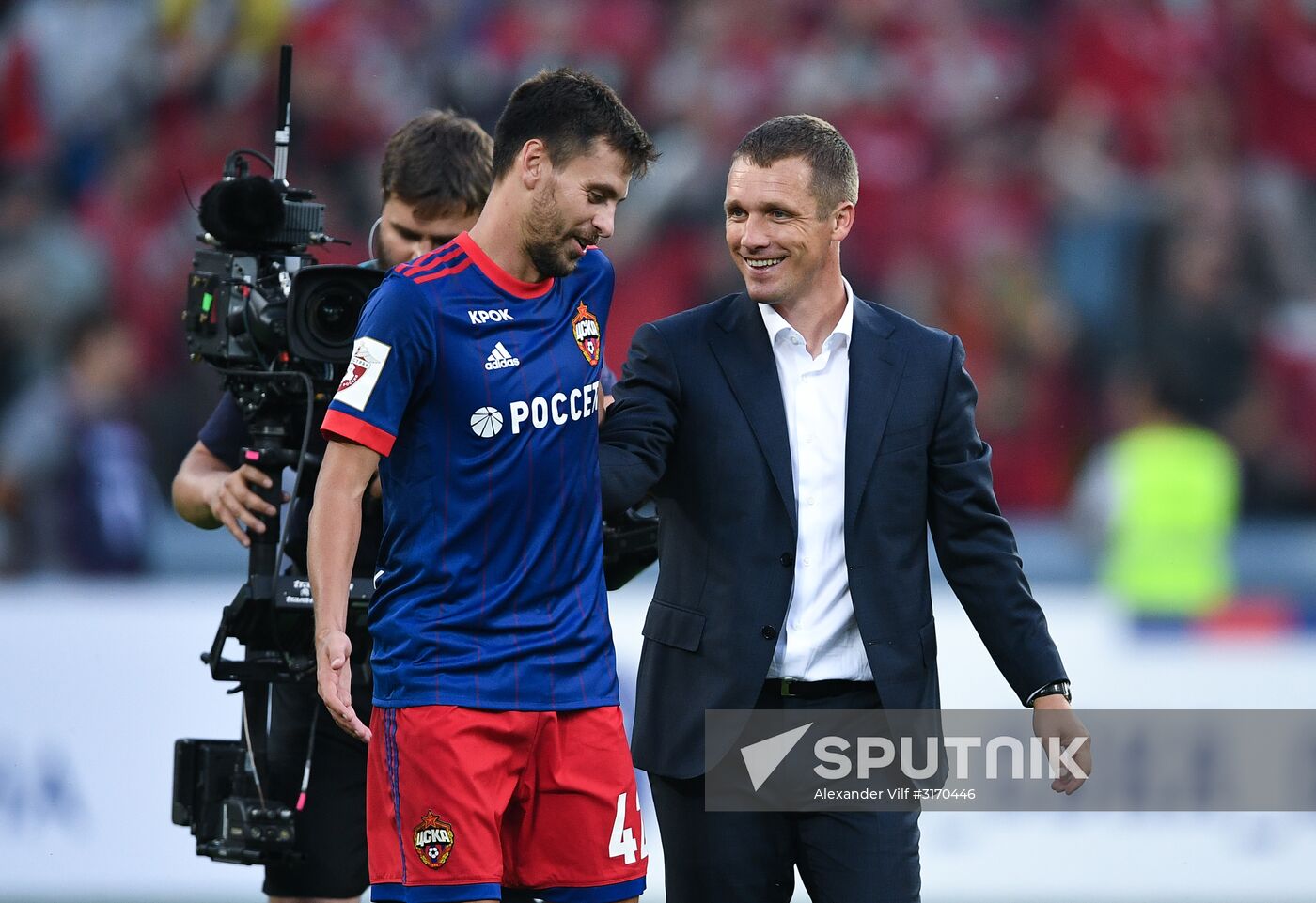 Football. Russian Premier League. CSKA vs. Spartak