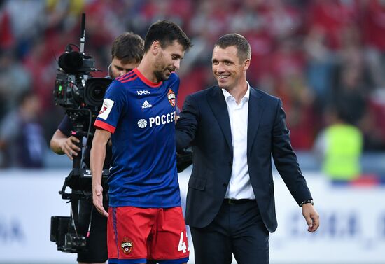 Football. Russian Premier League. CSKA vs. Spartak