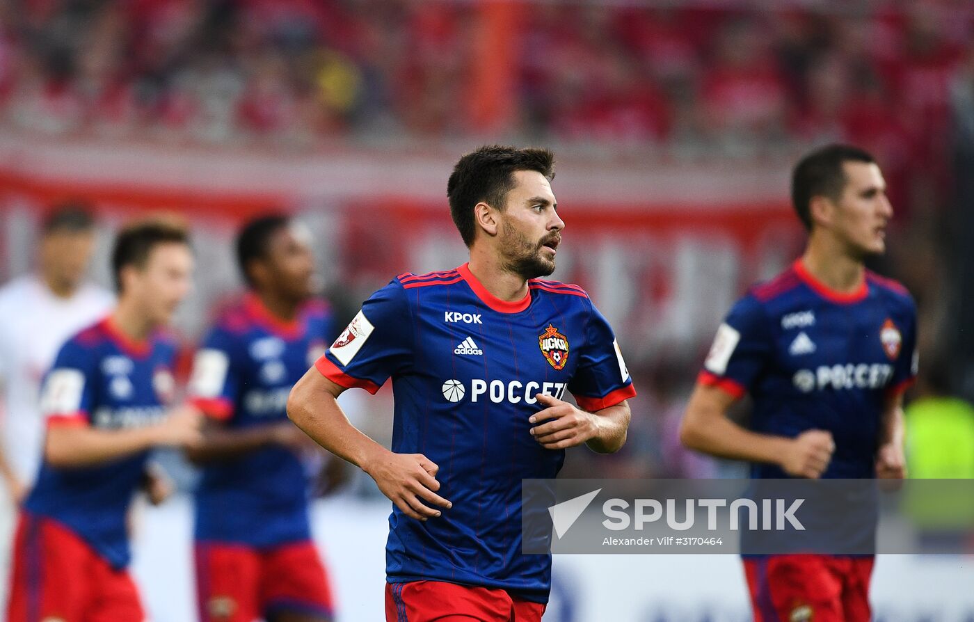 Football. Russian Premier League. CSKA vs. Spartak