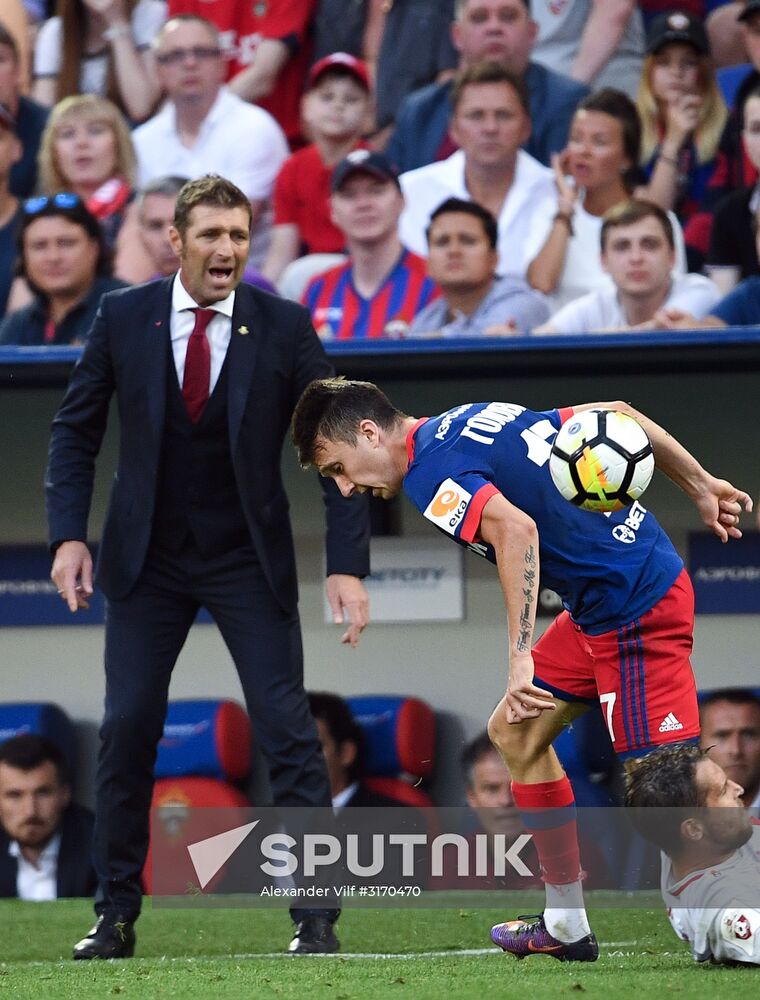 Football. Russian Premier League. CSKA vs. Spartak