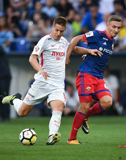 Football. Russian Premier League. CSKA vs. Spartak