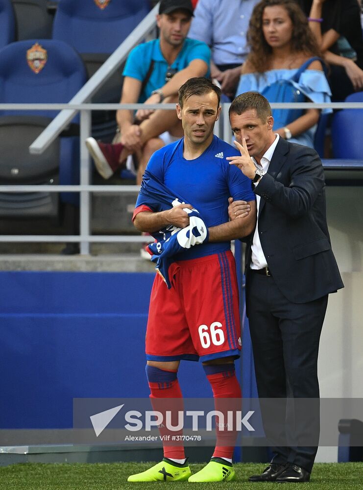 Football. Russian Premier League. CSKA vs. Spartak
