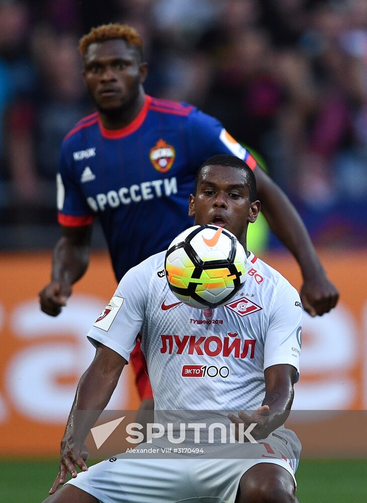 Football. Russian Premier League. CSKA vs. Spartak
