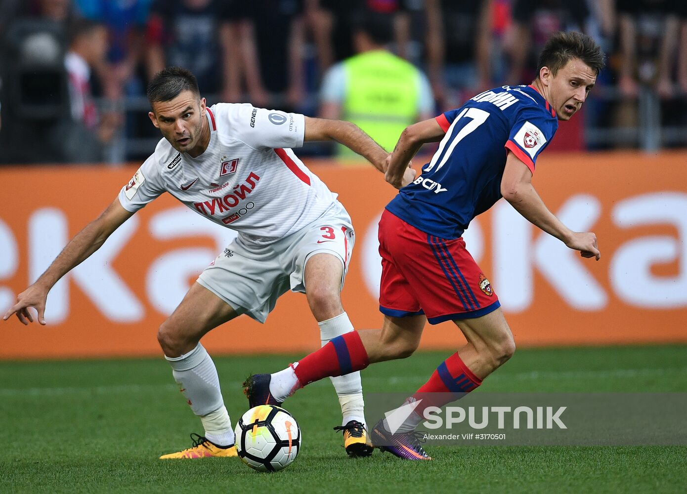 Football. Russian Premier League. CSKA vs. Spartak