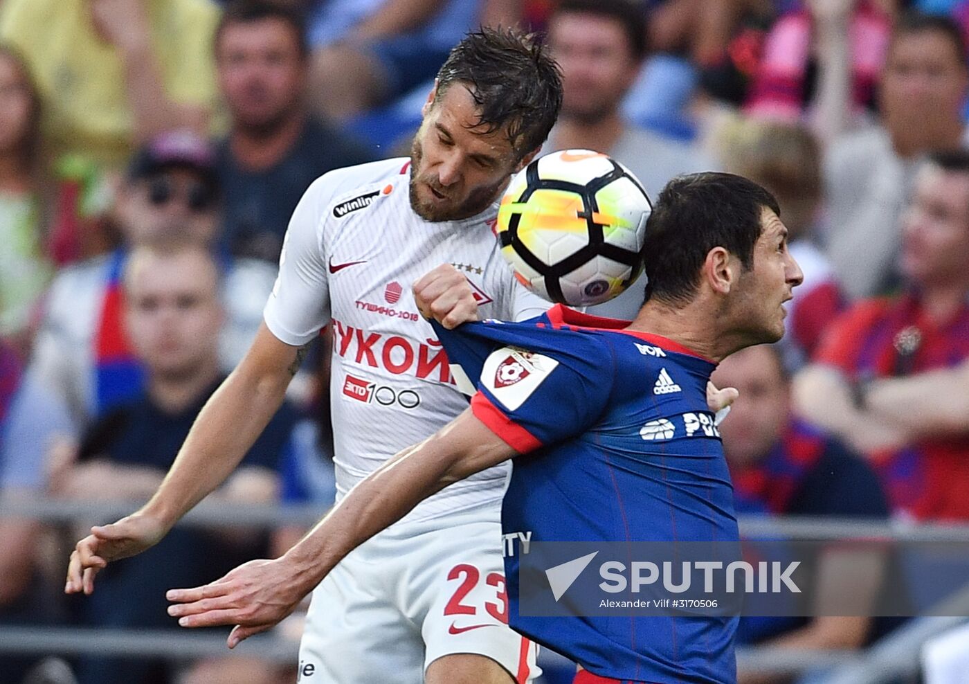 Football. Russian Premier League. CSKA vs. Spartak