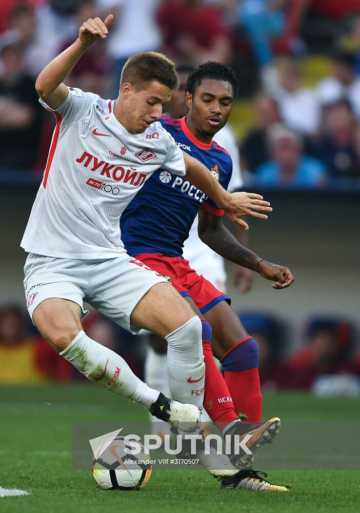 Football. Russian Premier League. CSKA vs. Spartak