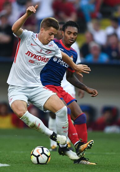 Football. Russian Premier League. CSKA vs. Spartak