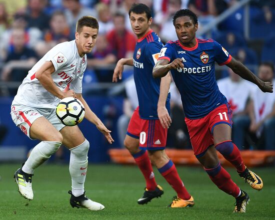 Football. Russian Premier League. CSKA vs. Spartak