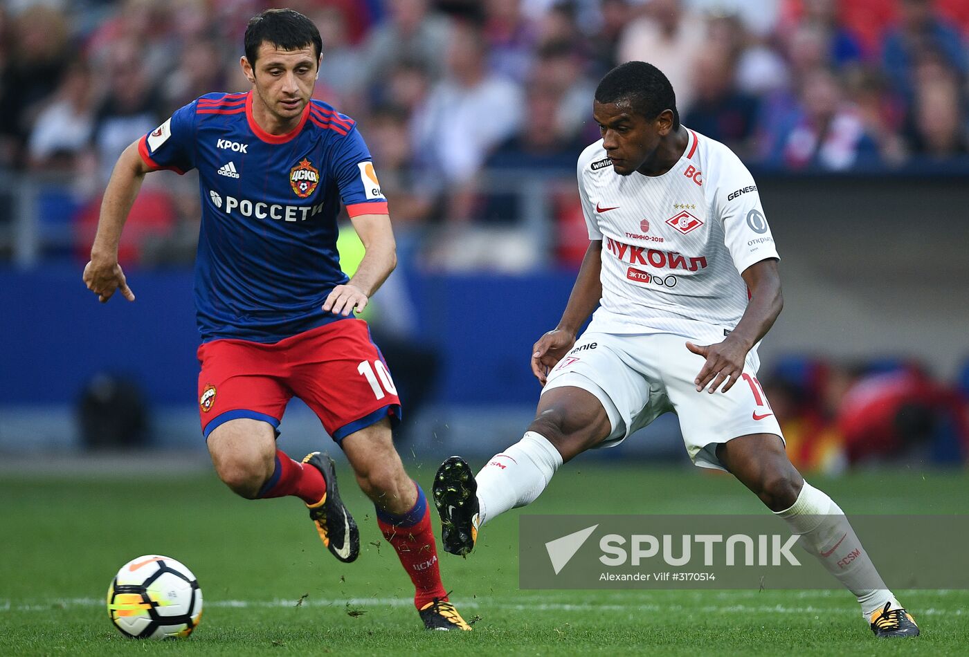 Football. Russian Premier League. CSKA vs. Spartak