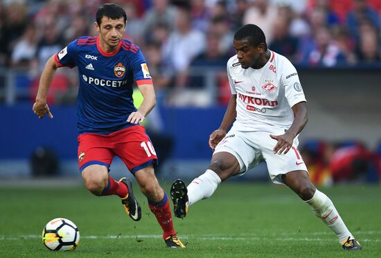 Football. Russian Premier League. CSKA vs. Spartak