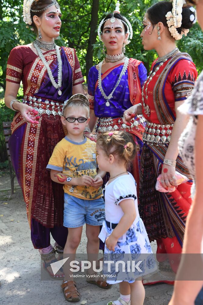 India's Independence Day celebrated in Sokolniki Park